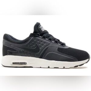 Nike Air Max Zero Black and White Sneakers with Modern Air Max Design